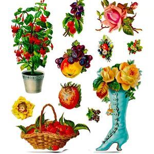 Vintage Scrapbooking Sticker